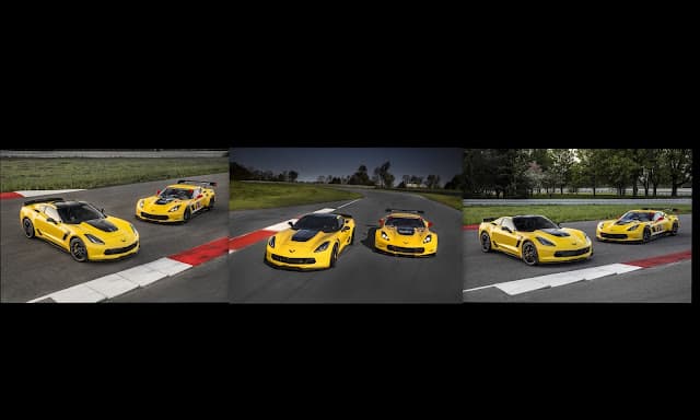 The Corvette Z06 and the C7.r race car