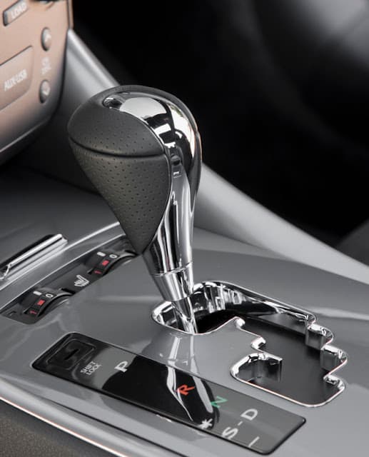 The Gear Lever of the Lexus IS 350
