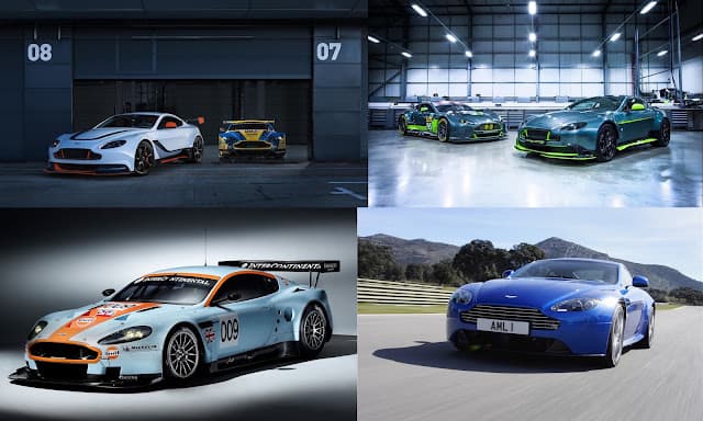 The Aston looks good whether its a race car or a road car